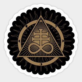 Sulfur Triangle sun 2-sided Sticker